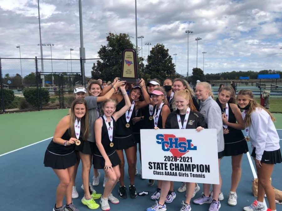 Girls Tennis Wins State Championship