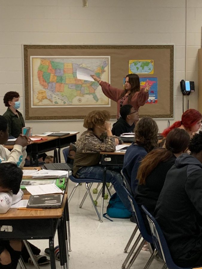 Ms. Christen Camili teaches U.S. History.