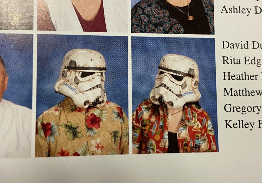 One of the Frenches iconic yearbook photos. 