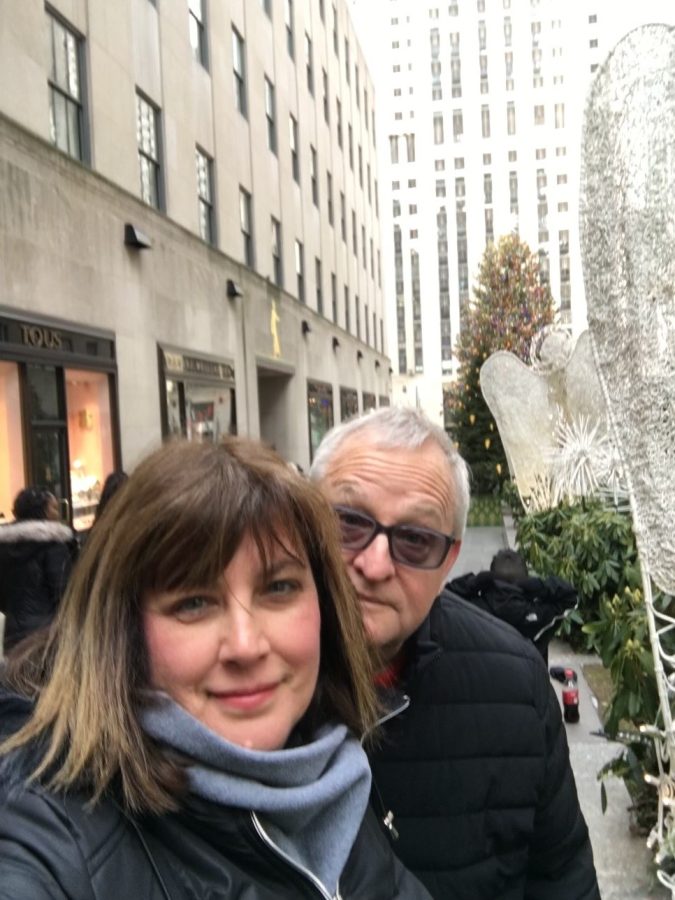 Mr. and Mrs. Wilson capture a memory on a trip to New York City.