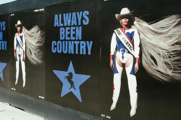 Beyonce Cowboy Carter Billboard on April 6, 2024 in Los Angeles.