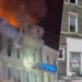 Firefighters respond after a house fire in Lewistown, Pennsylvania